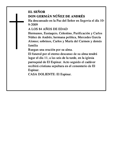DON GERMÁN NÚÑEZ DE ANDRÉS