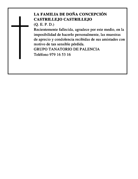 LA FAMILIA DE DOÑA CONCEPCIÓN CASTRILLEJO CASTRILLEJO