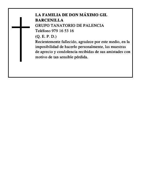 LA FAMILIA DE DON MÁXIMO GIL BARCENILLA