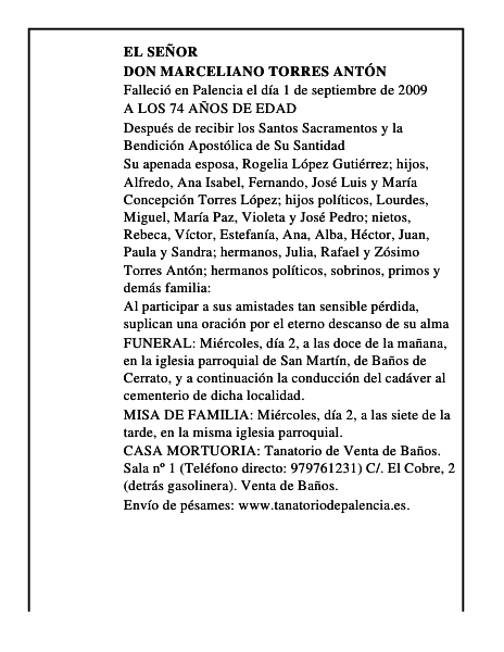DON MARCELIANO TORRES ANTÓN