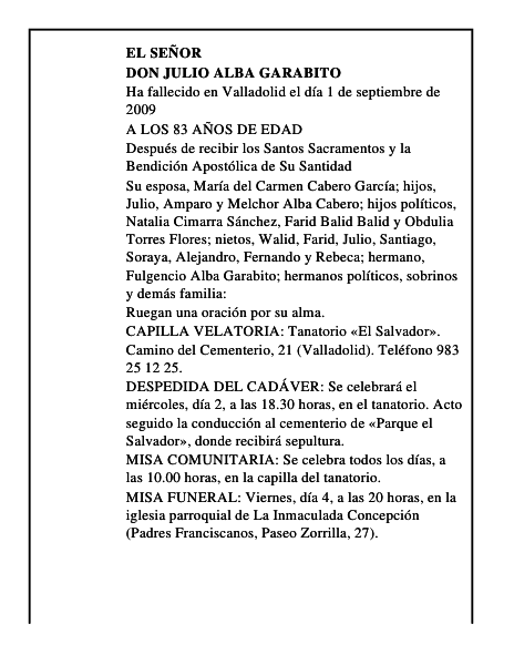 DON JULIO ALBA GARABITO
