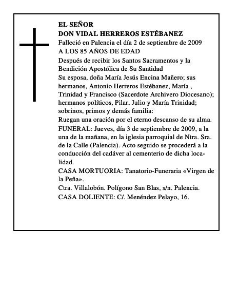 DON VIDAL HERREROS ESTÉBANEZ