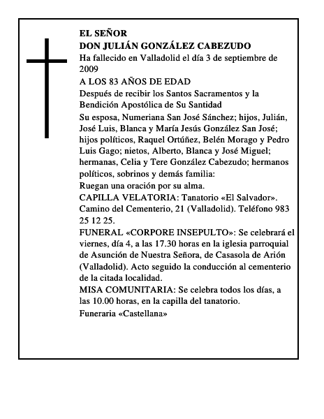 DON JULIÁN GONZÁLEZ CABEZUDO