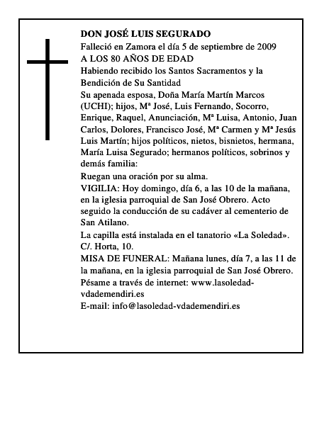 DON JOSÉ LUIS SEGURADO