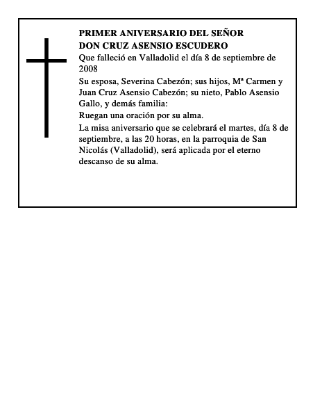 DON CRUZ ASENSIO ESCUDERO