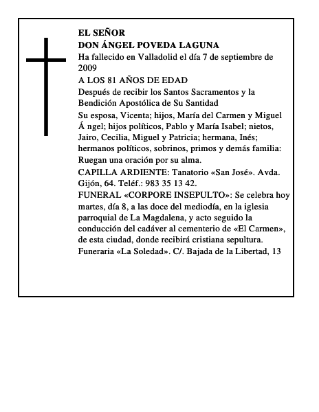 DON ÁNGEL POVEDA LAGUNA