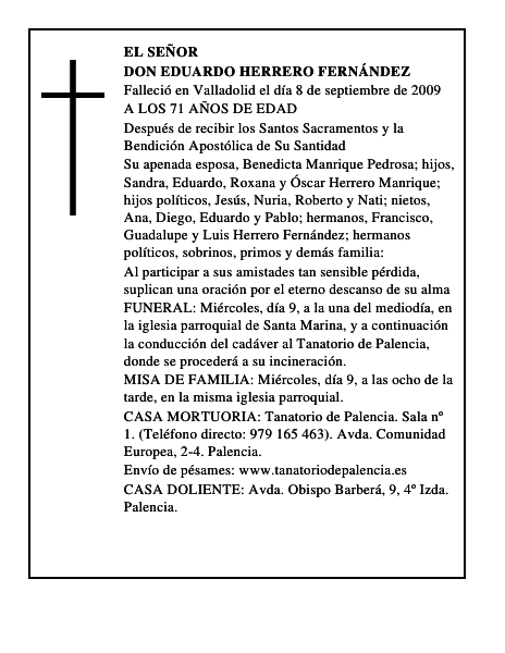 DON EDUARDO HERRERO FERNÁNDEZ