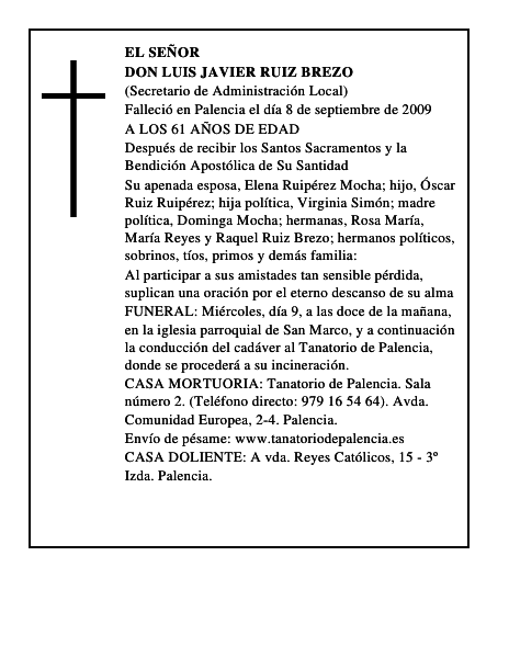 DON LUIS JAVIER RUIZ BREZO