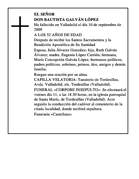 DON BAUTISTA GALVÁN LÓPEZ