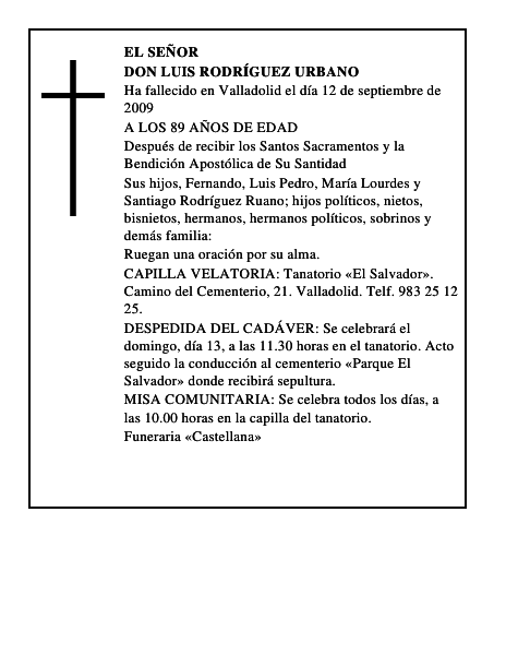 DON LUIS RODRÍGUEZ URBANO