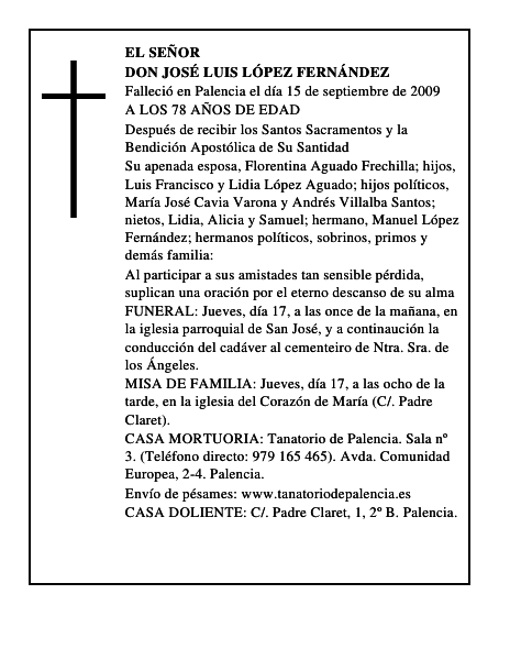 DON JOSÉ LUIS LÓPEZ FERNÁNDEZ
