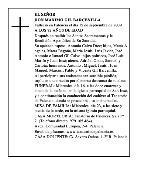 DON MÁXIMO GIL BARCENILLA