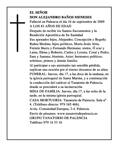 DON ALEJANDRO BAÑOS MENESES