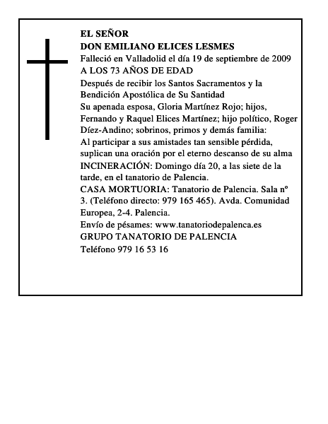 DON EMILIANO ELICES LESMES