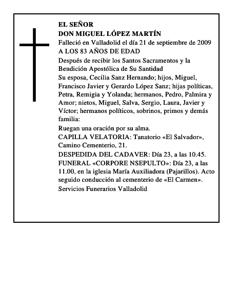 DON MIGUEL LÓPEZ MARTÍN
