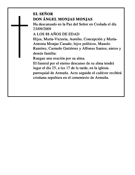 DON ÁNGEL MONJAS MONJAS