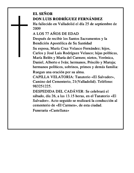 DON LUIS RODRÍGUEZ FERNÁNDEZ