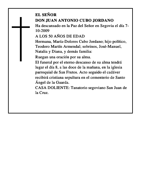 DON JUAN ANTONIO CUBO JORDANO
