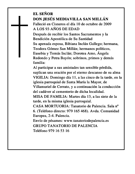 DON JESÚS MEDIAVILLA SAN MILLÁN