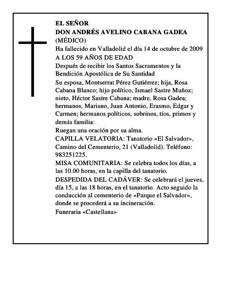 DON ANDRÉS AVELINO CABANA GADEA
