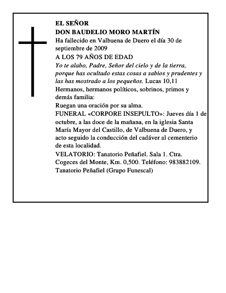 DON BAUDELIO MORO MARTÍN