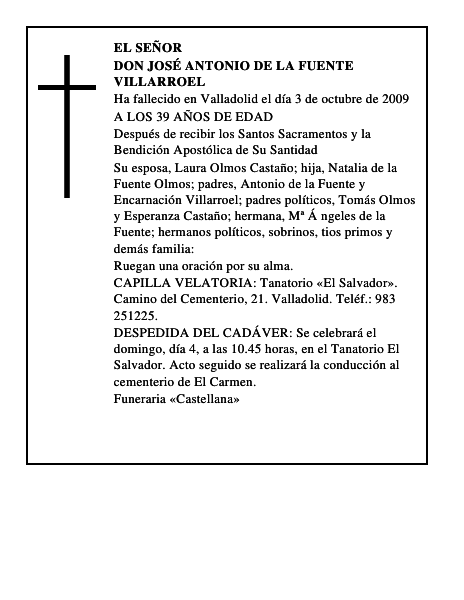 DON JOSÉ ANTONIO DE LA FUENTE VILLARROEL