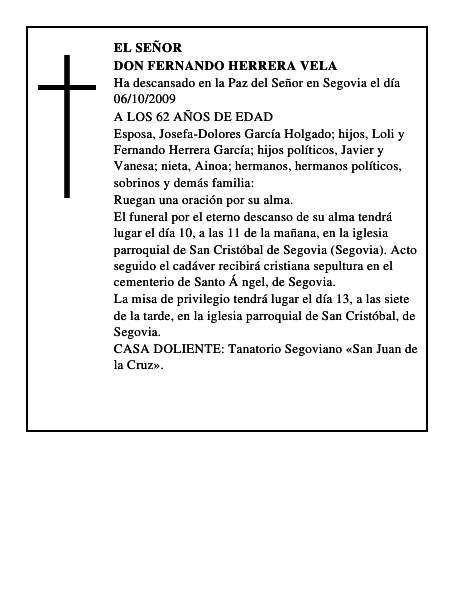 DON FERNANDO HERRERA VELA