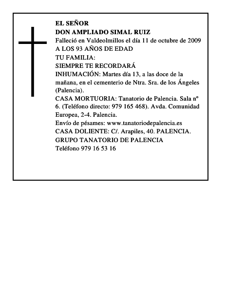DON AMPLIADO SIMAL RUIZ