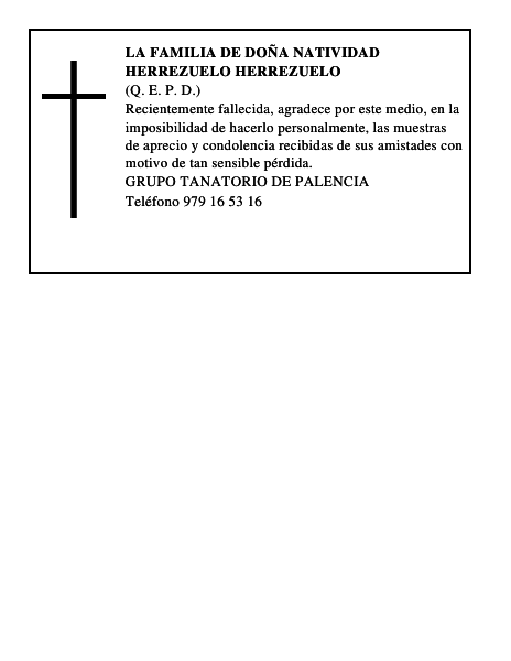 LA FAMILIA DE DOÑA NATIVIDAD HERREZUELO HERREZUELO