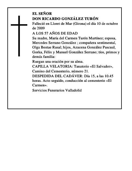 DON RICARDO GONZÁLEZ TURÓN