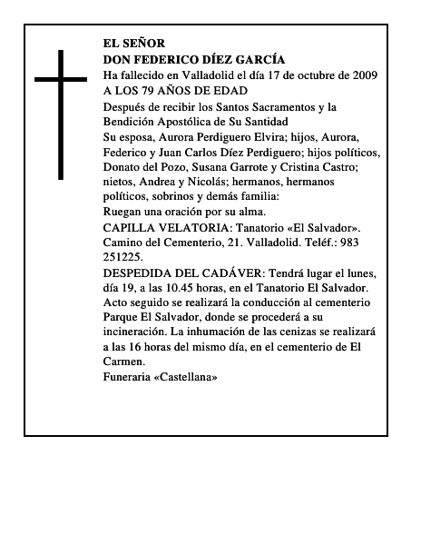 DON FEDERICO DÍEZ GARCÍA
