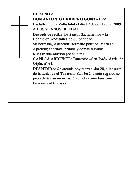 DON ANTONIO HERRERO GONZÁLEZ