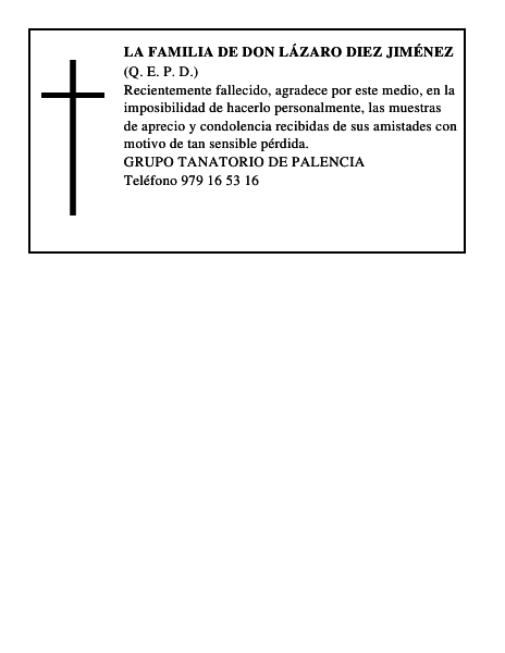 LA FAMILIA DE DON LÁZARO DIEZ JIMÉNEZ
