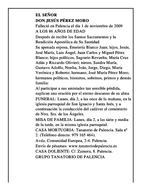 DON JESÚS PÉREZ MORO