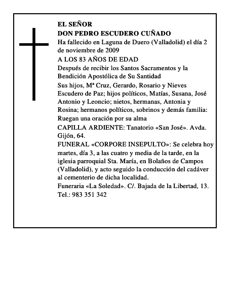 DON PEDRO ESCUDERO CUÑADO
