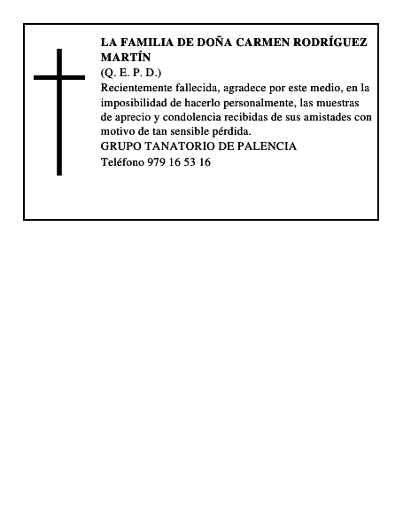 LA FAMILIA DE DOÑA CARMEN RODRÍGUEZ MARTÍN