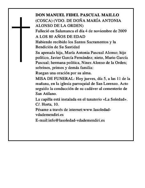 DON MANUEL FIDEL PASCUAL MAILLO