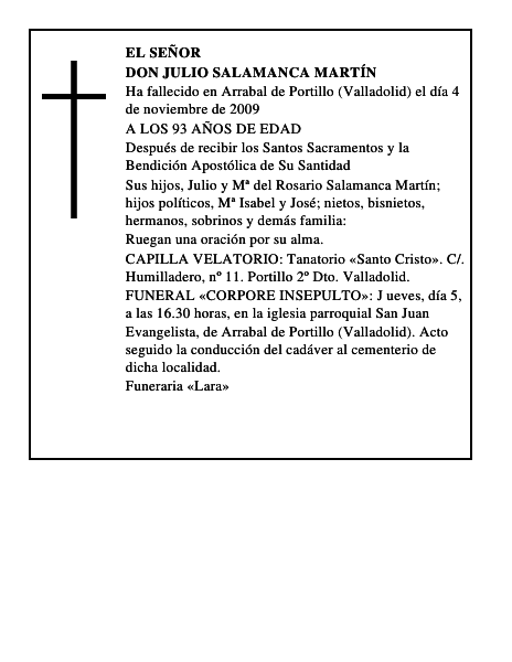 DON JULIO SALAMANCA MARTÍN
