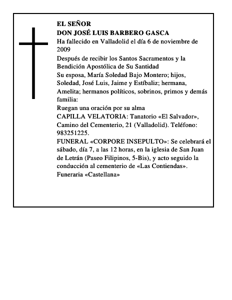 DON JOSÉ LUIS BARBERO GASCA