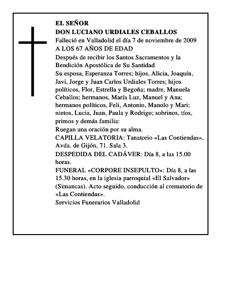 DON LUCIANO URDIALES CEBALLOS