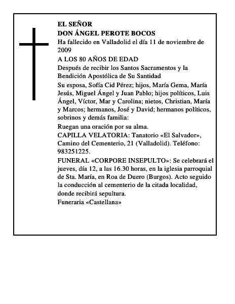 DON ÁNGEL PEROTE BOCOS