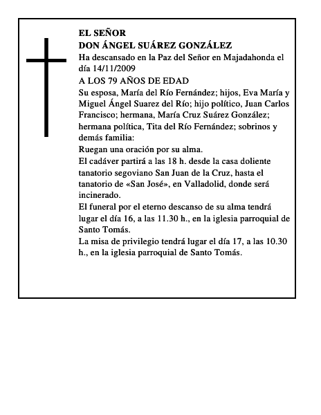 DON ÁNGEL SUÁREZ GONZÁLEZ