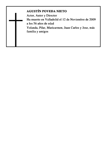 AGUSTÍN POVEDA NIETO