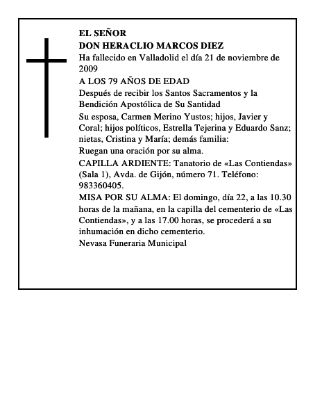 DON HERACLIO MARCOS DIEZ