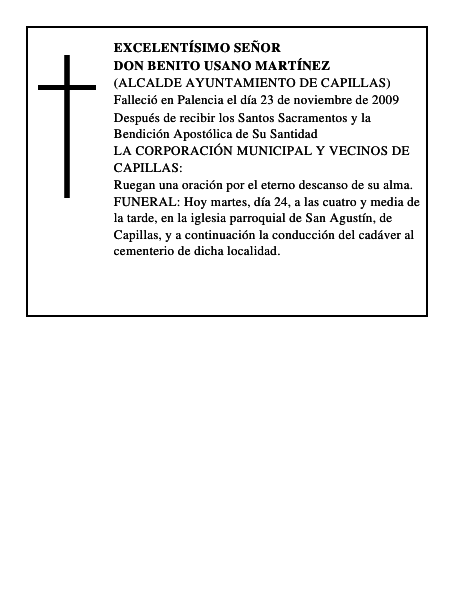 DON BENITO USANO MARTÍNEZ