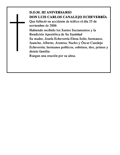 DON LUIS CARLOS CANALEJO ECHEVERRÍA