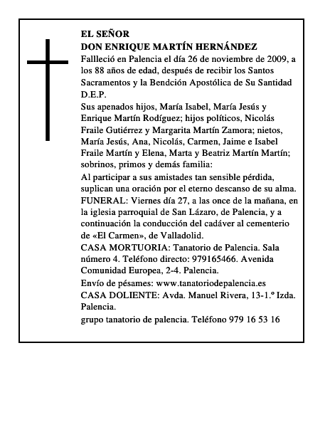 Don Enrique Martín Hernández