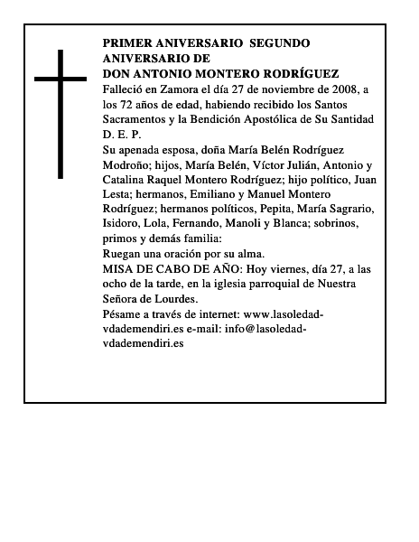 Don Antonio Montero Rodríguez