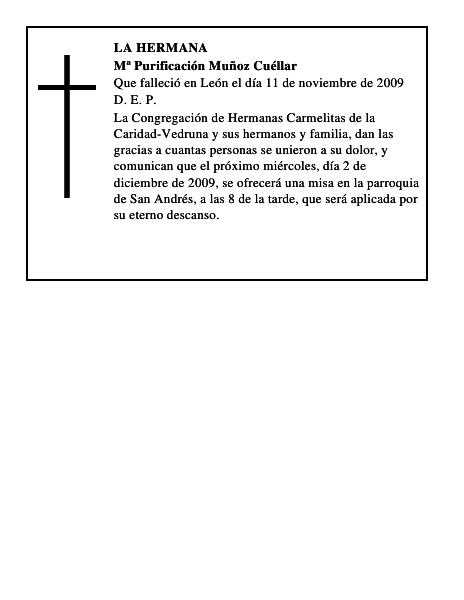 Mª Purificación Muñoz Cuéllar