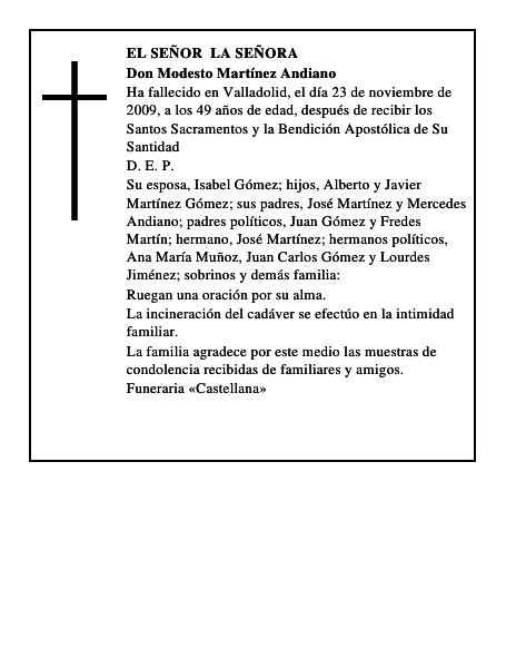 Don Modesto Martínez Andiano